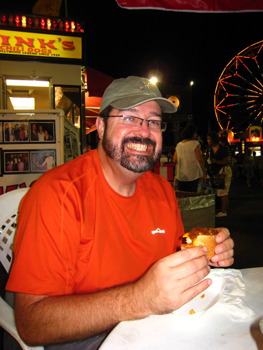 Could that grin BE any cheesier?